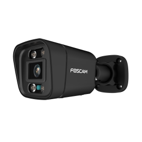 Foscam V8EP Cámara IP - PoE - 8 Mpx, Exterior con focos y Sirena, Audio bidireccional, Negra