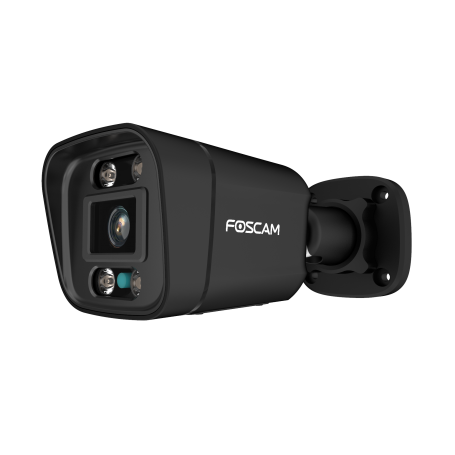 Foscam V8EP Cámara IP - PoE - 8 Mpx, Exterior con focos y Sirena, Audio bidireccional, Negra