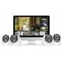 Kit FOSCAM FN9108E-T4-2T, POE, 8CH, incluye 4 cámaras T5EP 5,0Mpx,