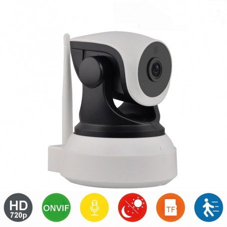 DIYTECH Cámara IP C7Pro, 1080P, ONVIF, Motorizada, con detección de movimiento y visión nocturna