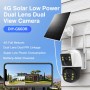 DIYTECH Cámara de vigilancia 4G DIY-G66DR de visión dual solar de bajo consumo  4G
