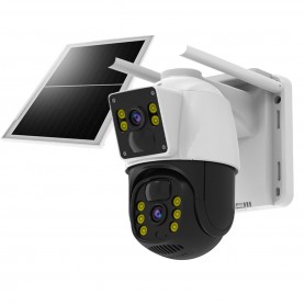DIYTECH Cámara de vigilancia 4G DIY-G66DR de visión dual solar de bajo consumo  4G