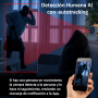 DIYTECH Cámara IP DIY-S49L  interior Wifi 1296P ,visión nocturna en color, visión 350°, detección de IA, alarma, bidireccional