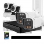 COMBO2 DIYTECH NVR IP 16ch ONVIF + DD 2T + 2 Cámaras DIY-24S + 2 Cámaras DIY-S58Q-UV