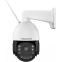Foscam SD4H/B Cámara IP 4.0Mpx- Cámara vigilancia P/T/Z, slot Micro SD, Zoom x18 - hasta 200 m de visión nocturna. Auto-Tracking