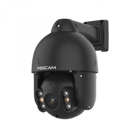 Foscam Cámara IP SD4H 4K. zoom x18 Compatible ONVIF, Negra.