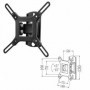 Soporte inclinable de pared Phoenix para TV - monitor hasta 42" inclinacion 15º vesa 200x200 hasta 20kg negro