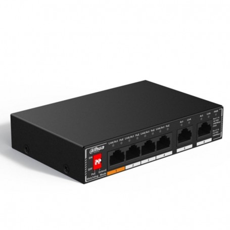 Switch it Dahua DH-SG1006p 6 puertos