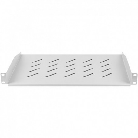 Bandeja fija Lanberg 1U 483x315 mm hasta 20 kg rack de 19 gris