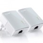 Pack x2 adaptadores de red linea electrica 500mbps Powerline TP-LINK TL-PA4010kit