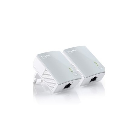 Pack x2 adaptadores de red linea electrica 500mbps Powerline TP-LINK TL-PA4010kit