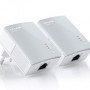 Pack x2 adaptadores de red linea electrica 500mbps Powerline TP-LINK TL-PA4010kit