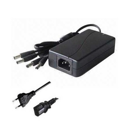 Fuente de alimentacion 12V - 5Amp 4 salidas