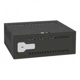 Caja fuerte especial para videograbador. Cierre con llave. 385 ancho. Para insertar en Rack 19"
