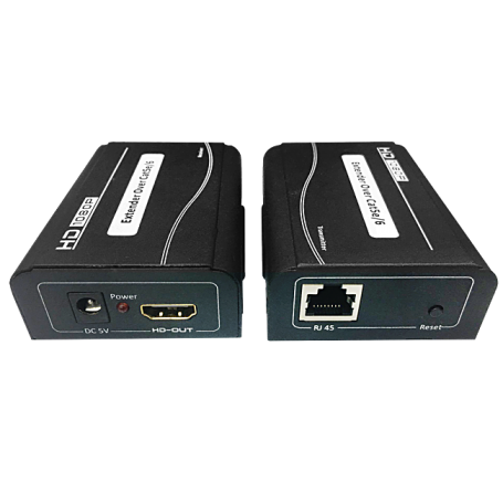Transmisor - Receptor señales HDMI a través de cable Cat5e/6 50m Folksafe
