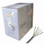 Bobina en caja de 305m cable UTP apantallado CAT5e rígido