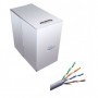 Bobina de cable UTP cat5e. Certificado . Conductor cobre alta calidad