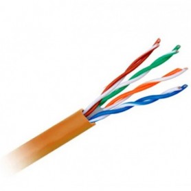 Bobina de cable UTP cat6e Hikvision. Certificado . Conductor cobre alta calidad