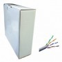 Bobina en caja de 100 m cable UTP CAT5e rígido