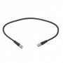 Cable coaxial RG59 preparado de 1 m.