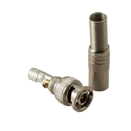 Conector BNC macho para atornillar