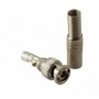 Conector BNC macho para atornillar