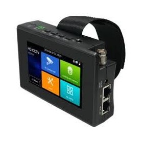 Tester CCTV de 4" de muñeca para cámaras IP, HDTVI, HDCVI, AHD, CVBS. POE, WiFi