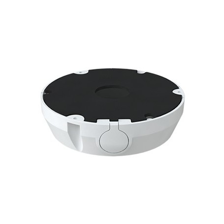 Caja de conexión para cámaras. Aluminio. Blanco. IP65 techo y pared 154.5x40mm TVT