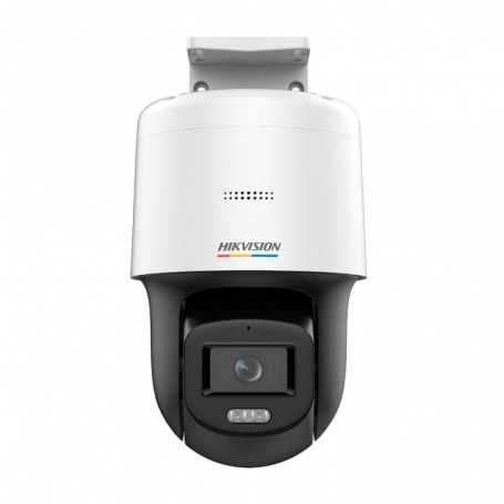 Cámara PT IP 4MP ColorVu IP66 MicroSD Altavoz MIC Luz Blanca 30m Hikvision