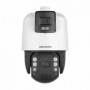 Cámara PTZ IP 4MP 32X IR200 IP66 IK10 E/S Audio Alarma 2/1 Captura Facial Luz blanca y aviso sonoro  DarkFighter