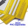 Cartel Zona Videovigilada A4 PVC Espumado, Homologado