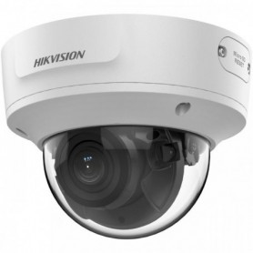 Cámara Domo IP 6MP varifocal motorizada 2.8-12mm WDR120 E/S Audio Alarma IP67 IK10 IR40 AcuSense Hikvision