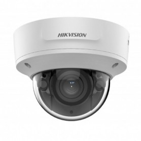 Cámara IP Domo 4MP Varifocal Motorizada 2.8-12mm IK10 IP67 WDR120 E/S Audio Alarma Acusense 2ªGen Hikvision