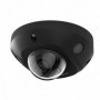 Cámara Minidomo IP 4MP 2.8 mm AcuSense IR30 MIC WDR120 E/S Audio Alarma IP67 Funciones Inteligentes Black Hikvision