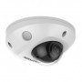 Cámara Minidomo IP 4MP 2.8 mm AcuSense IR30 MIC WDR120 E/S Audio Alarma IP67 Funciones Inteligentes Hikvision