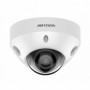 Cámara Minidomo IP 8MP 2.8mm Acusense WDR120 IP67 IK10 IR30 MIC Hikvision