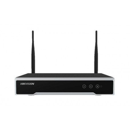 Grabador NVR IP Wifi 8CH 4MP 50/40 Mbps 1HDD HDMI/VGA simultánea Mini 1U Hikvision