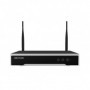 Grabador NVR IP Wifi 8CH 4MP 50/40 Mbps 1HDD HDMI/VGA simultánea Mini 1U Hikvision