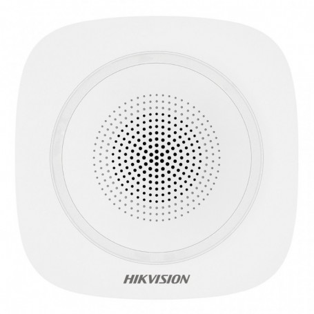 Sirena inalámbrica de interior compatible 868 Mhz Hikvision AXPRO Indicador Azul