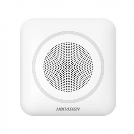 Sirena inalámbrica interior audio bidireccional 868 MHz LED Sonido 110 dB Batería larga duración Azul AX-PRO Hikvision