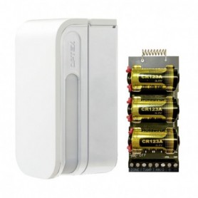 Detector PIR dual Cortina Exterior 12m por lado (sensor dual) vía radio Optex + Transmisor vía Radio AXPRO