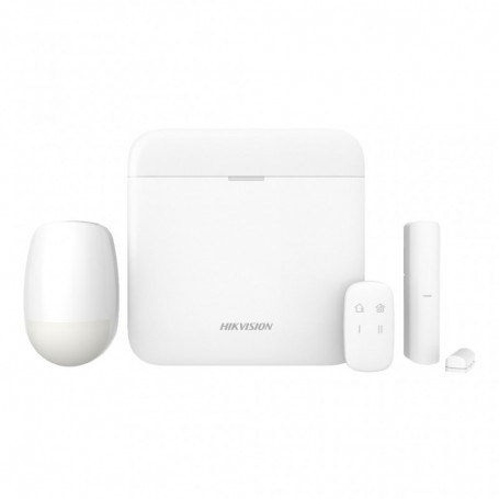 Kit PROMO AXPRO 868MHz 64 zonas Hikvision Panel + Detector + Mando + Contacto