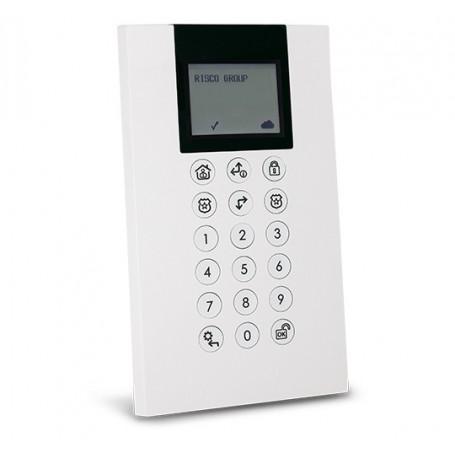 Teclado Panda inalámbrico bidireccional de Grado 2 para LightSYS+/Air con lector de proximidad 13,56MHz para sistemas 868MHz
