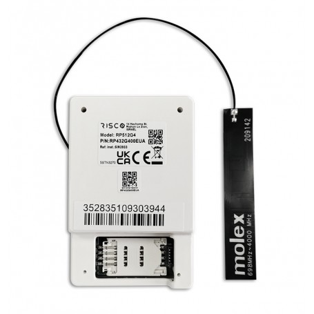 Módulo GSM 2G enchufable Multi-Socket de Grado 3 para LightSYS+, con antena PCB para montaje interno en caja de PVC