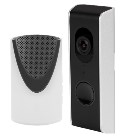 Videoportero WiFi con timbre inalámbrico