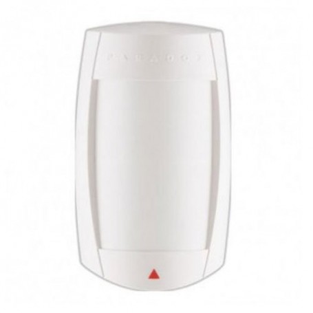 Detector PIR Paradox vía rádio con 2 sensores de doble elemento Paradox