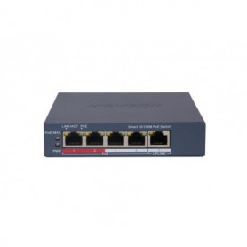 Switch inteligente administrado 4 puertos PoE + 1 RJ45