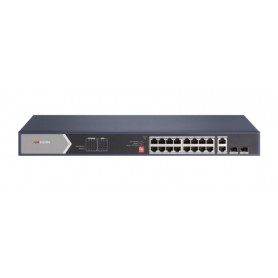 Switch 20 puertos 16PoE no administrado Gigabit Hikvision