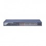 Switch Hikvision 24 puertos PoE 10/100M RJ45, 2 puertos Gigabit RJ45, 2 puertos Gigabit SFP, 370W