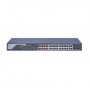 Switch Hikvision 24 puertos PoE 10/100M RJ45, 2 puertos Gigabit RJ45, 2 puertos Gigabit SFP, 370W